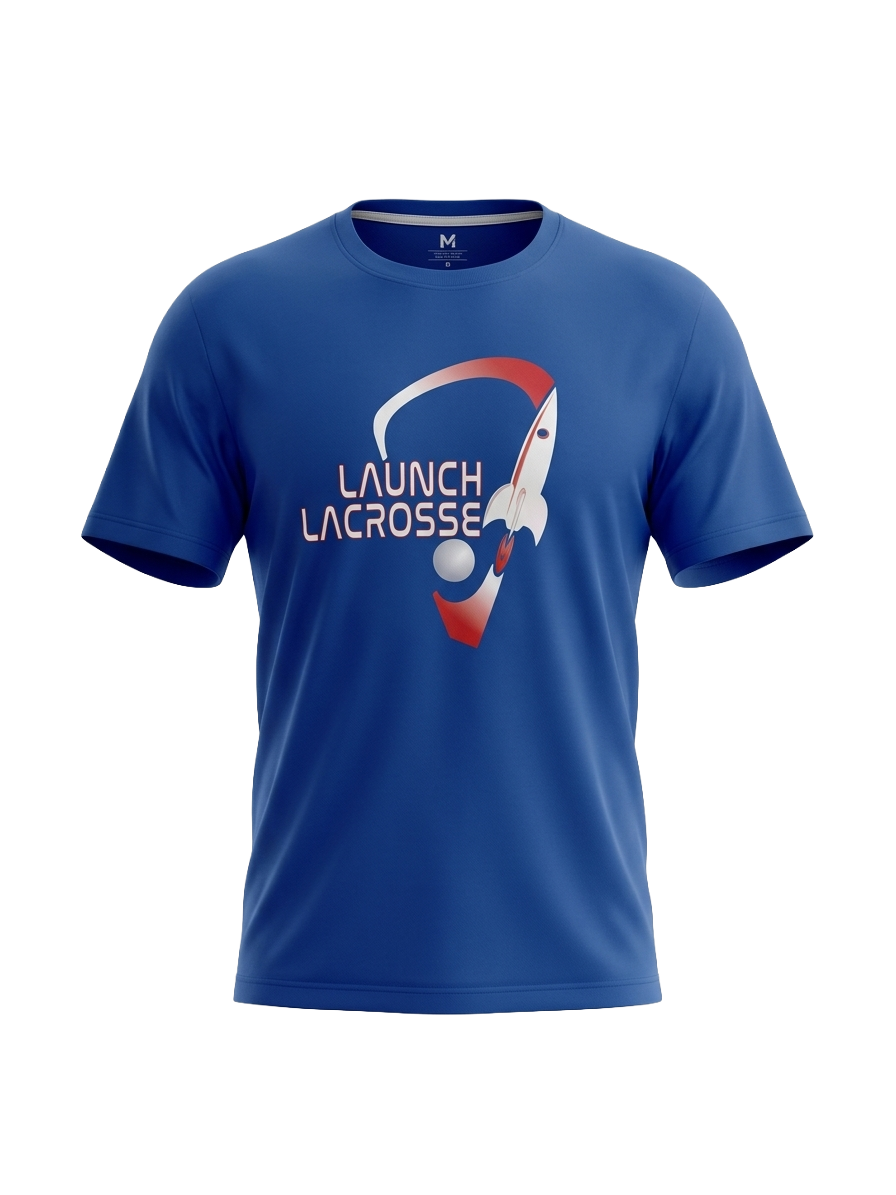 Original Launch Lacrosse Blue Dri-Fit Shirt