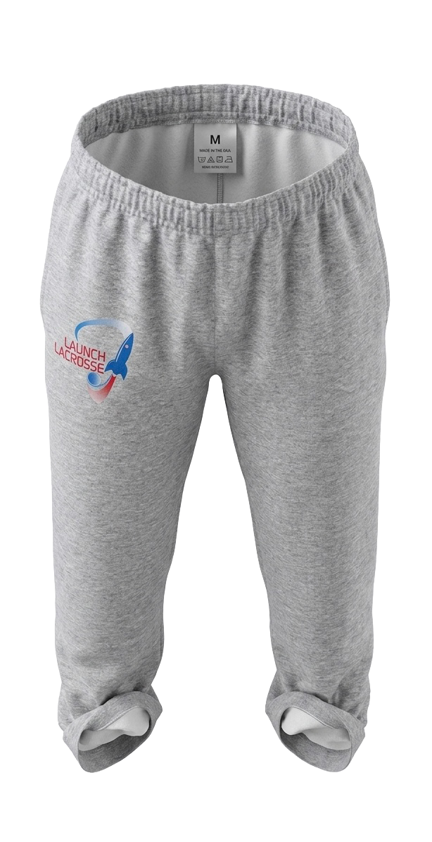 Launch Lacrosse Original Logo Grey Sweatpants