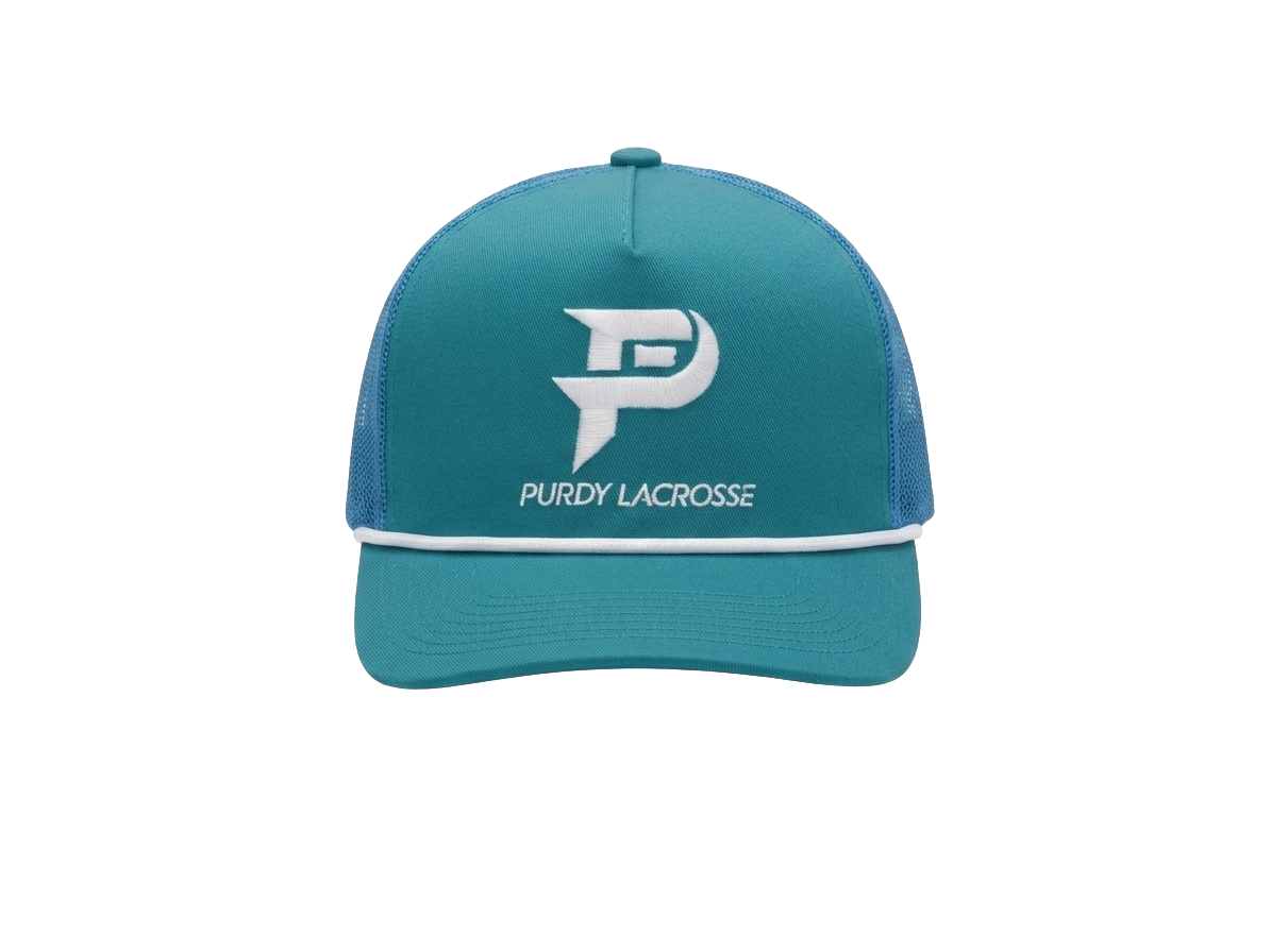 Purdy Lacrosse Teal Hat
