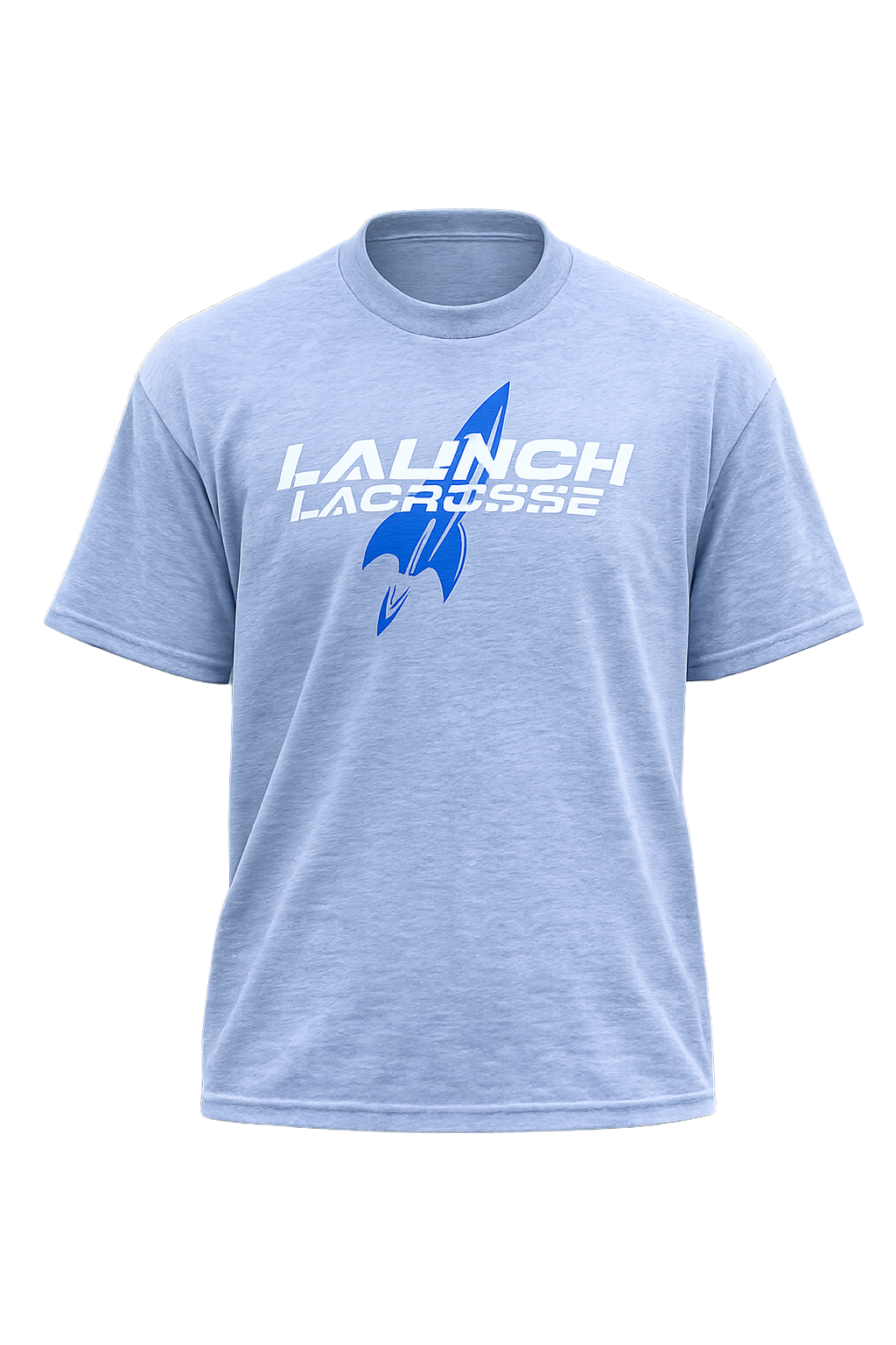 Launch Lacrosse Gray Cotton-Poly Shirt