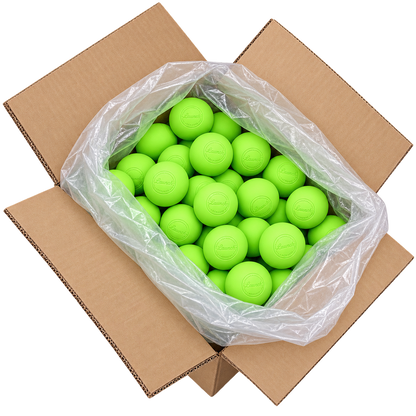 Case of Launch Athletics Optic Yellow Lacrosse Balls