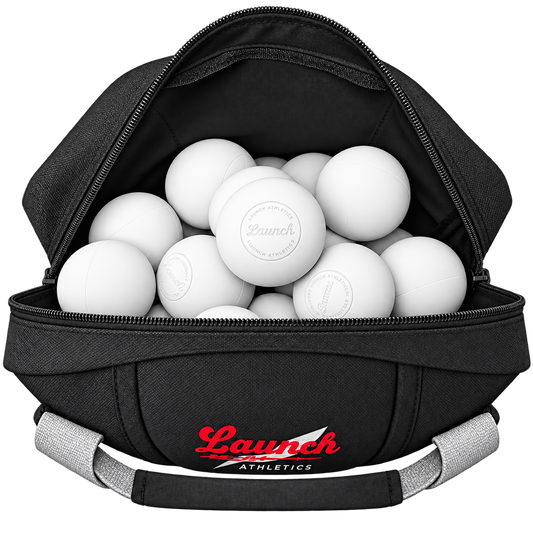 Launch Athletics Lacrosse Balls + Ball Bags