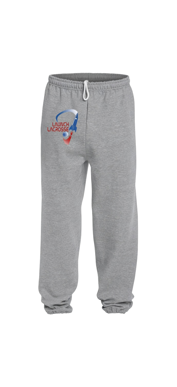 Launch Lacrosse Original Logo Grey Sweatpants