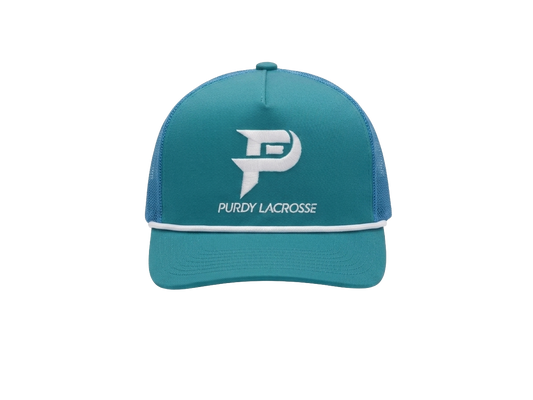 Purdy Lacrosse Teal Hat